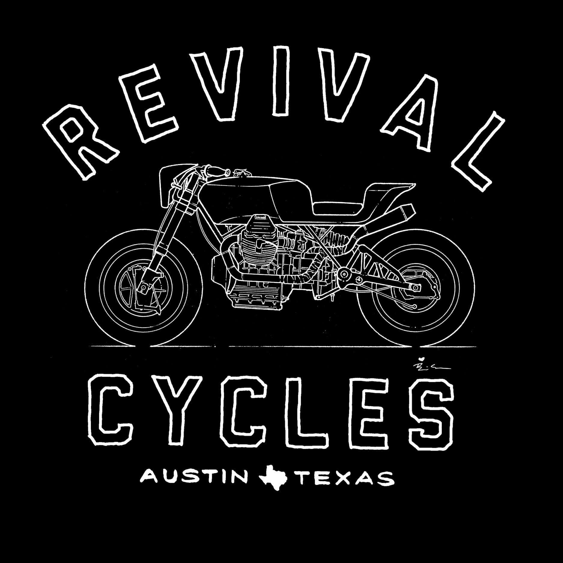 E-commerce solutions architecture for Revival Cycles motorcycle lifestyle brand